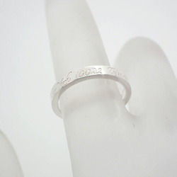 TIFFANY Tiffany 925 Notes Narrow Ring Size 8