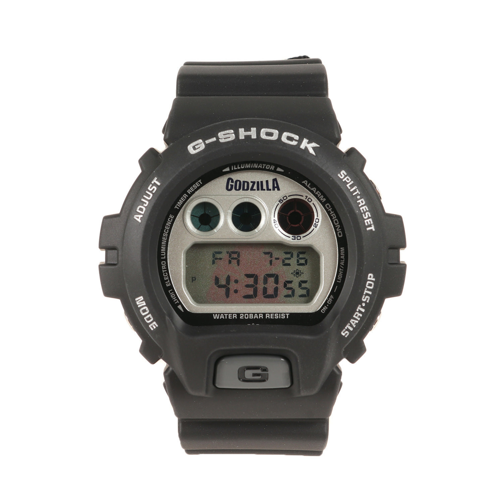 G-SHOCK 1000 Limited Edition Godzilla 55th Anniversary DW-6900BGODZ-9JF Watch Deadstock Collaboration Black 2008 CASIO Men's