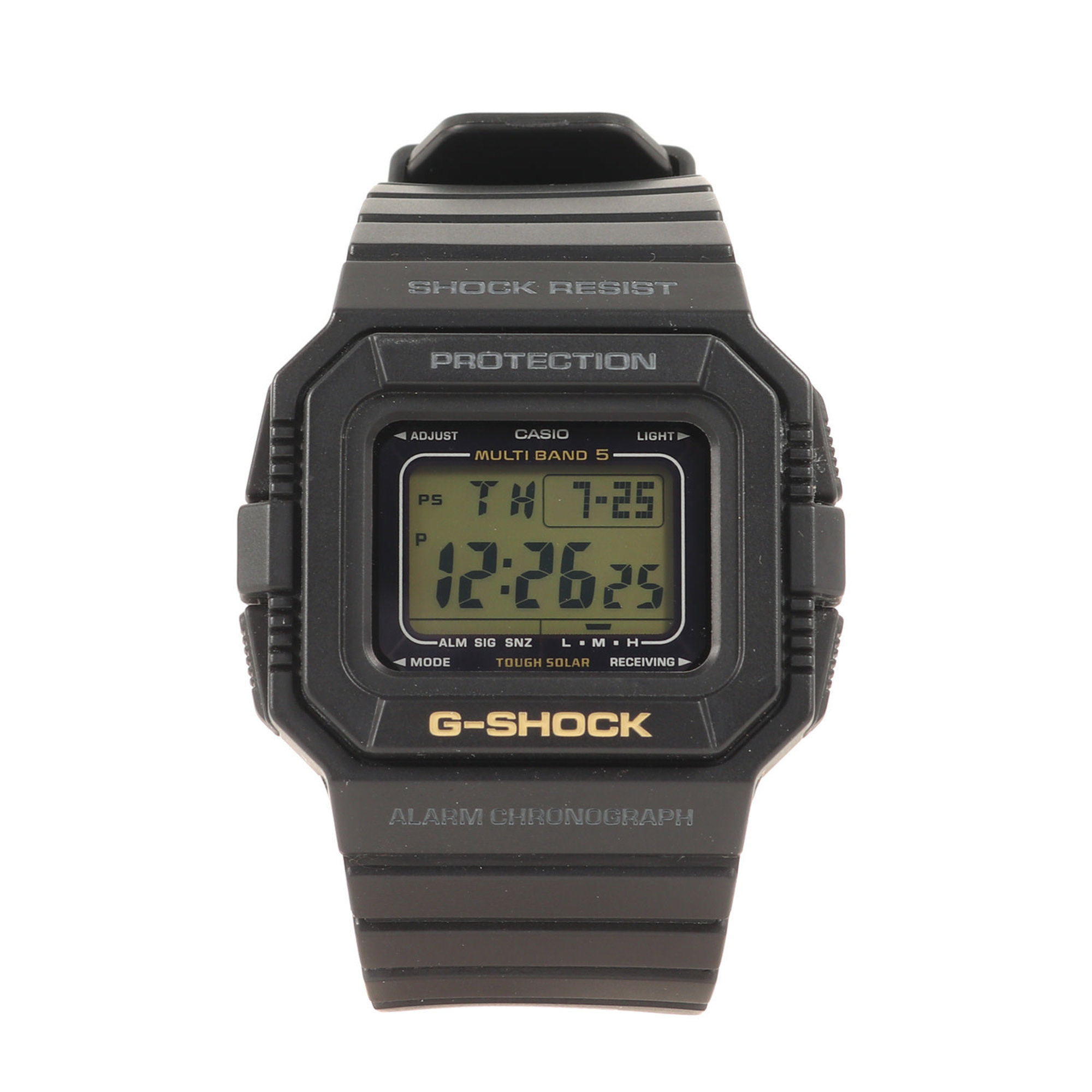 G-SHOCK 25th Anniversary GW-5525A-1JF Radio Tough Solar Multiband 5 Watch Black 2007 CASIO Men's