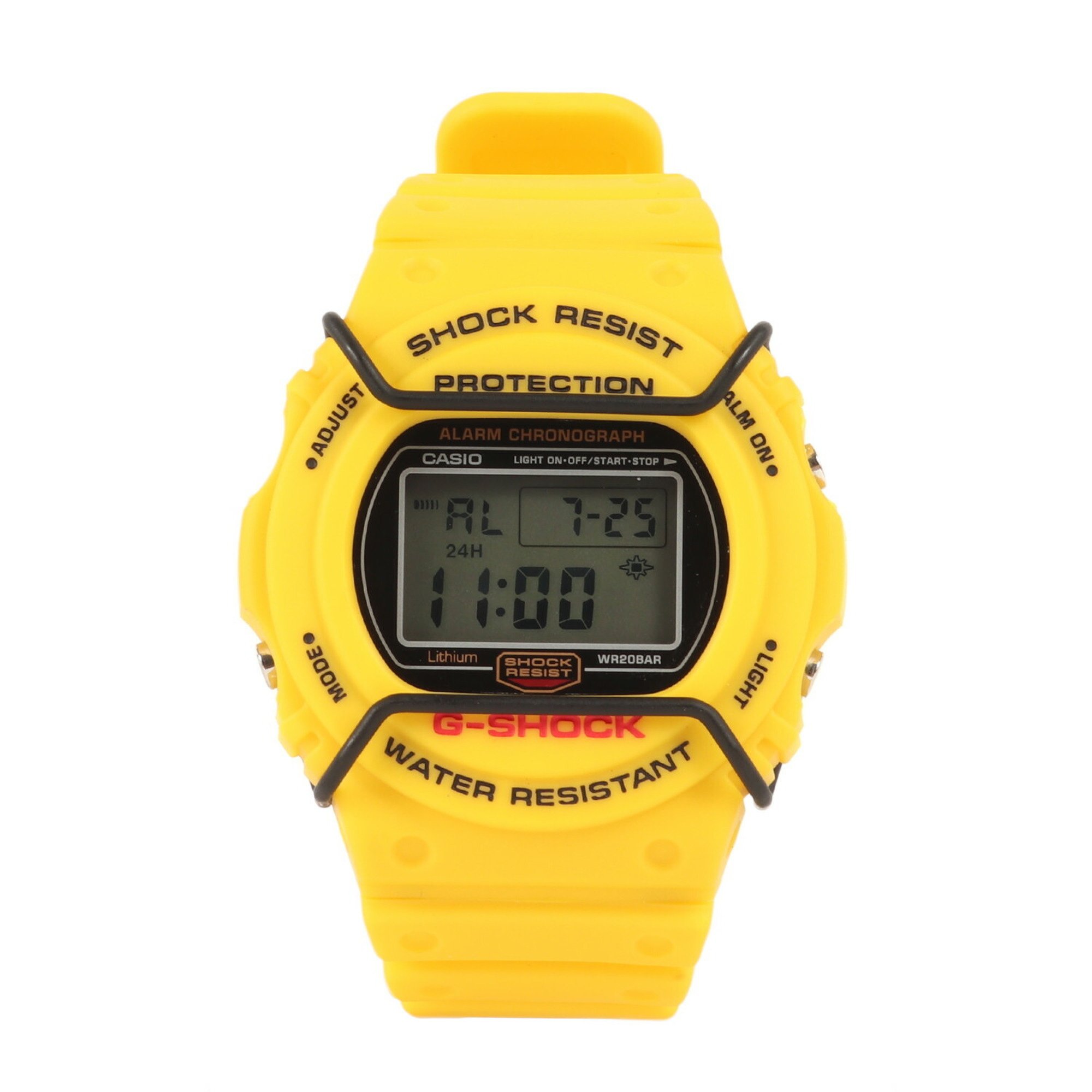 G-SHOCK DW-5700Y-9JF Sting Reissue Model Yellow Screwback Watch 2001 CASIO Men's