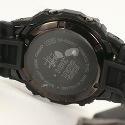 STUSSY 00s 25th Anniversary CASIO G-SHOCK DW-5000ST-1JR 3rd Model Watch Black Collaboration 2005 Men's