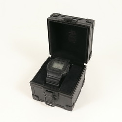 STUSSY 00s 25th Anniversary CASIO G-SHOCK DW-5000ST-1JR 3rd Model Watch Black Collaboration 2005 Men's