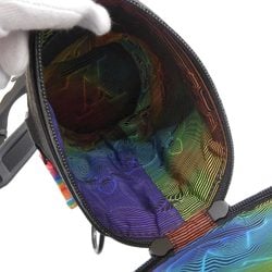 LOUIS VUITTON Expandable Porocheon M45604 Shoulder Bag Black Rainbow