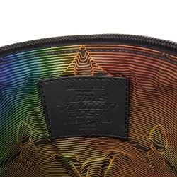 LOUIS VUITTON Expandable Porocheon M45604 Shoulder Bag Black Rainbow