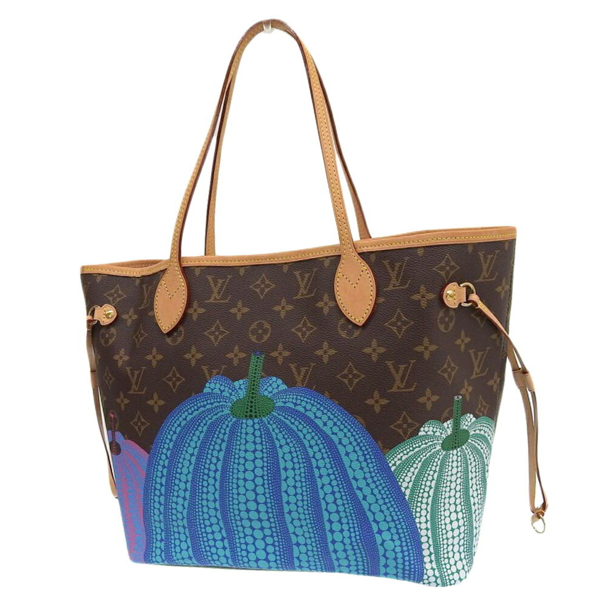 Louis Vuitton Monogram Neverfull MM Yayoi Kusama M46468 Tote Bag