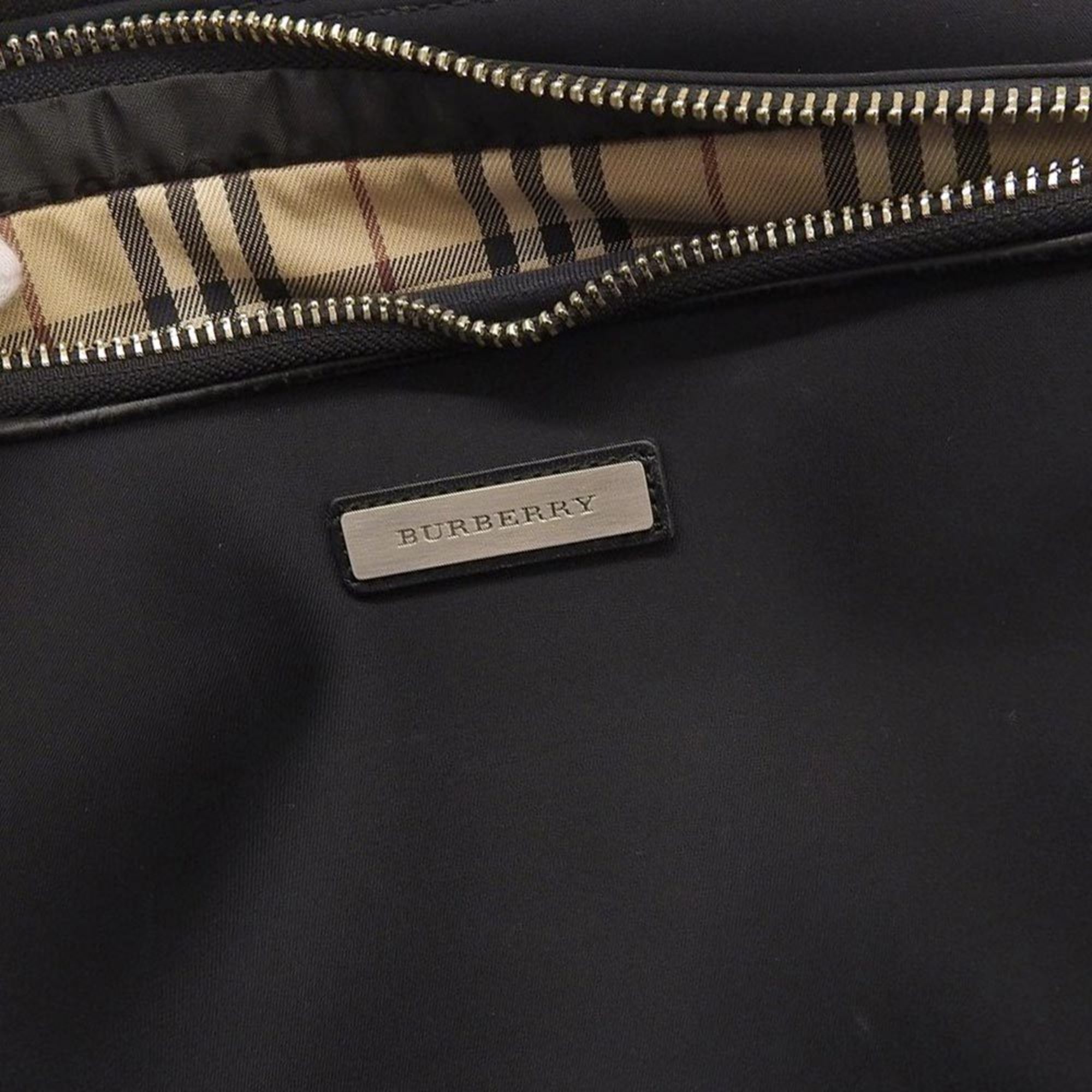 Burberry W Shoulder Bag Nylon Black