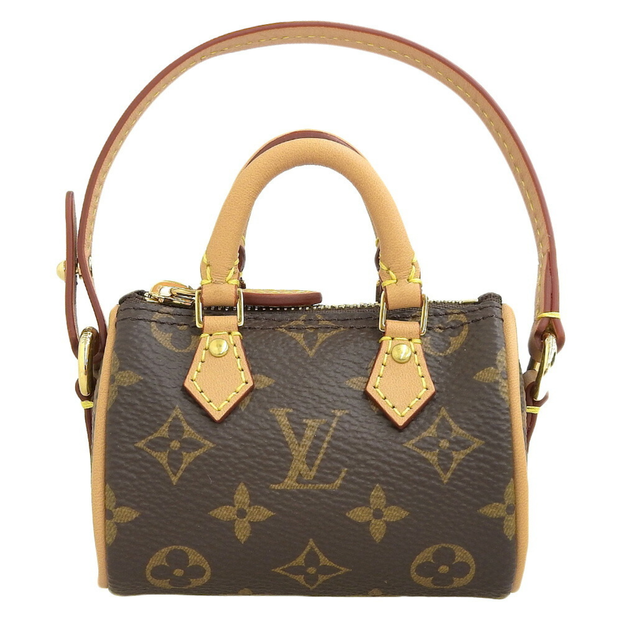 Louis Vuitton LOUIS VUITTON Monogram Bijoux Sac Micro Speedy M00544 Charm