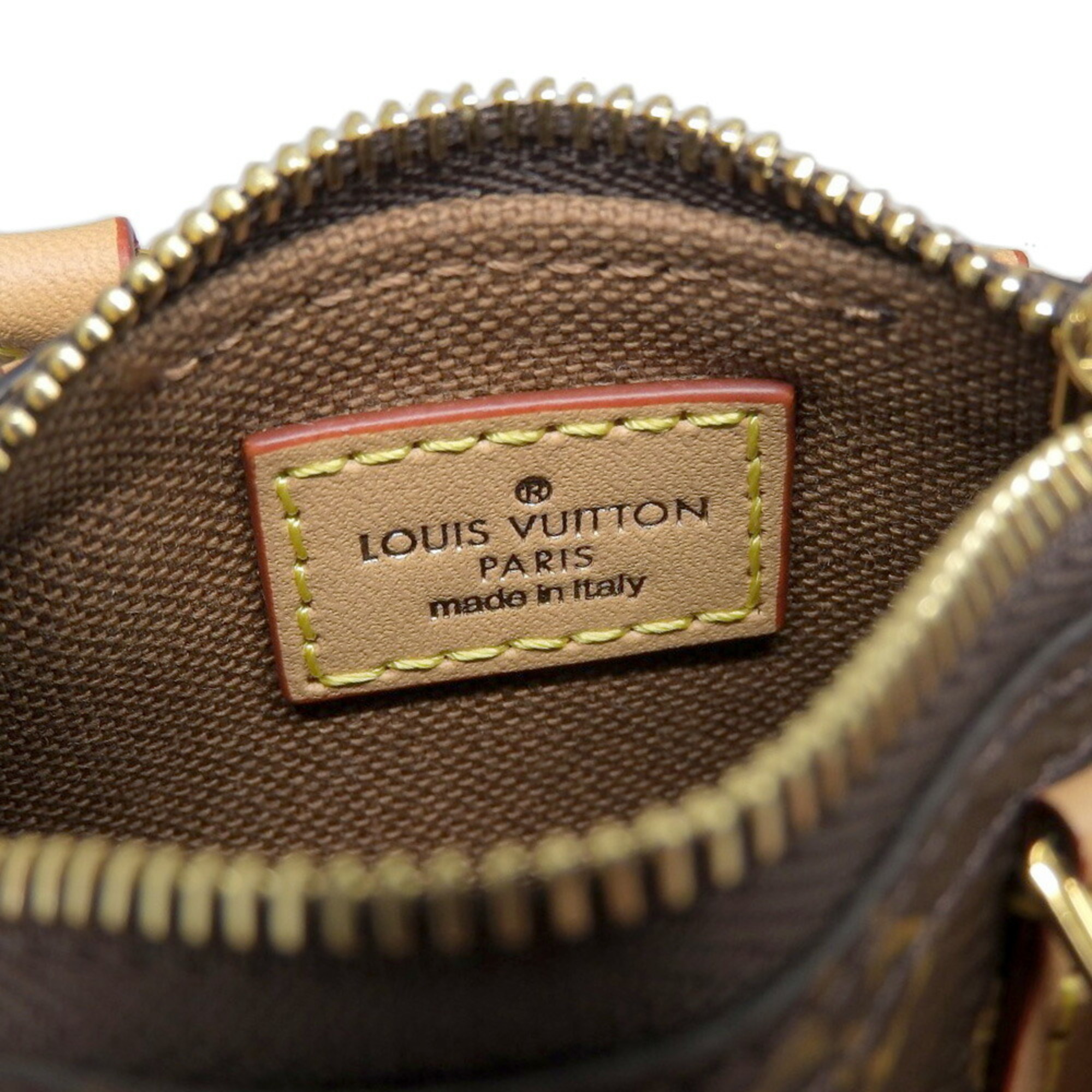 Louis Vuitton LOUIS VUITTON Monogram Bijoux Sac Micro Speedy M00544 Charm