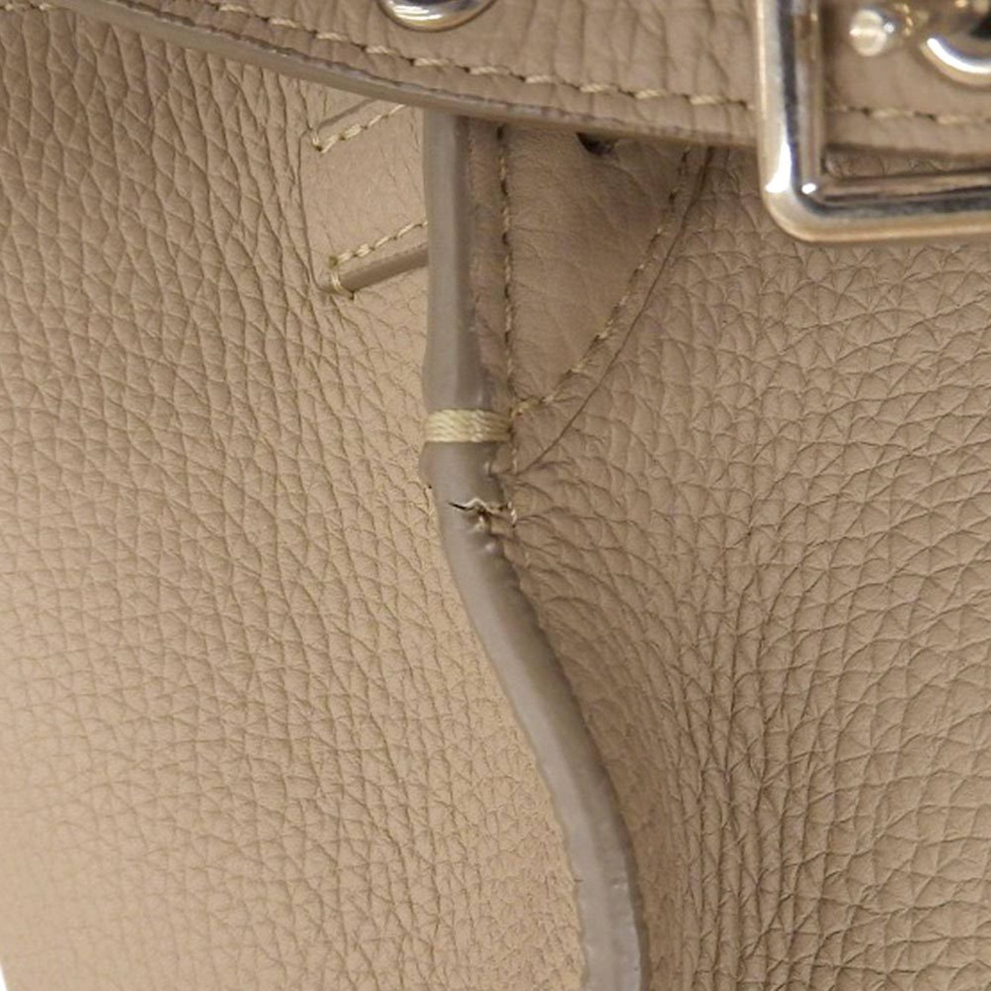 CELINE Big Bag Small 183313 Handbag Shoulder Leather Beige