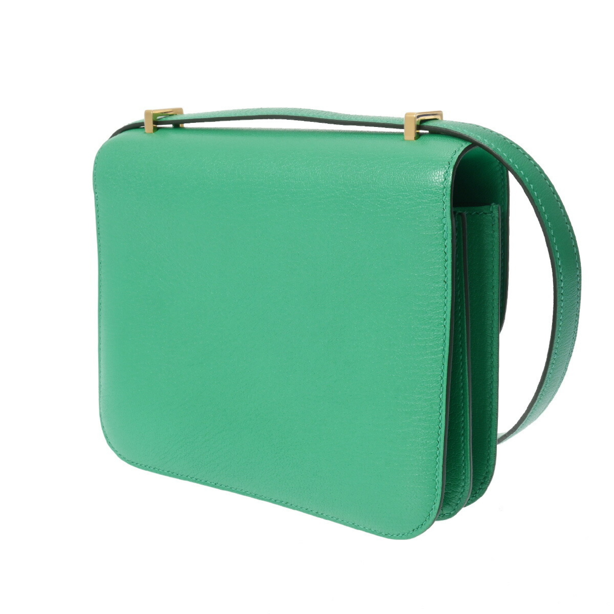 HERMES Constance 3 18 Miroir Mint B Stamp (Around 2023) Women's Chevre Shoulder Bag