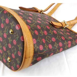 LOUIS VUITTON Cherry Bucket M95012 Shoulder Bag Monogram Canvas Brown Women's