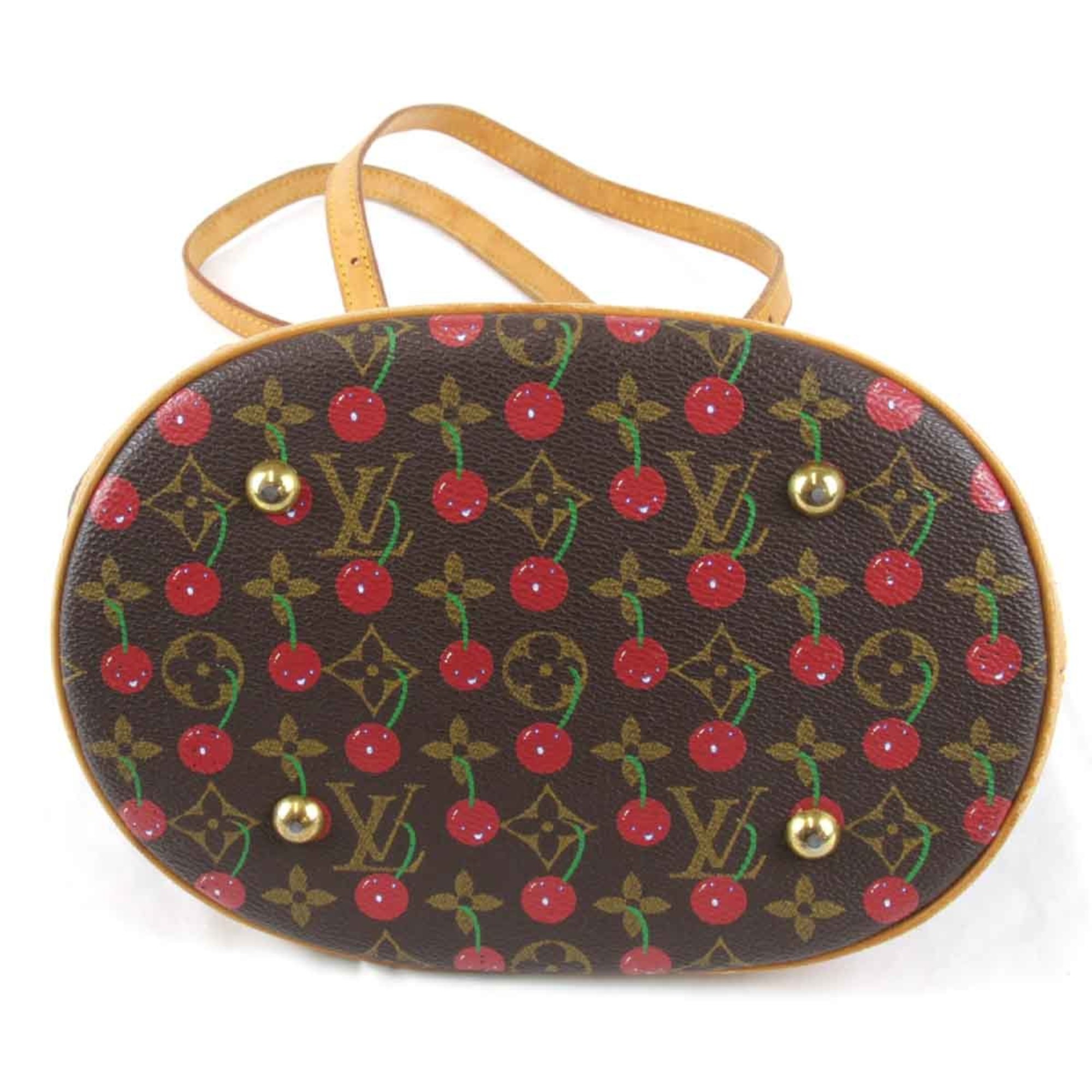 LOUIS VUITTON Cherry Bucket M95012 Shoulder Bag Monogram Canvas Brown Women's