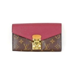 LOUIS VUITTON Louis Vuitton Portefeuille Pallas M58413 Long Wallet Monogram Canvas/Leather Women's