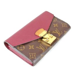 LOUIS VUITTON Louis Vuitton Portefeuille Pallas M58413 Long Wallet Monogram Canvas/Leather Women's