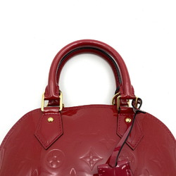 LOUIS VUITTON M90174 Alma BB Handbag Shoulder Bag 2way Red Monogram Vernis Enamel Women's