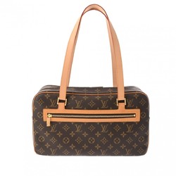 LOUIS VUITTON Louis Vuitton Monogram Cite GM Tote Brown M51181 Unisex Canvas Handbag