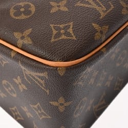 LOUIS VUITTON Louis Vuitton Monogram Cite GM Tote Brown M51181 Unisex Canvas Handbag