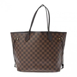 LOUIS VUITTON Damier Neverfull MM Brown N51105 Women's Canvas Tote Bag