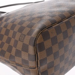 LOUIS VUITTON Damier Neverfull MM Brown N51105 Women's Canvas Tote Bag