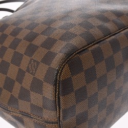 LOUIS VUITTON Damier Neverfull MM Brown N51105 Women's Canvas Tote Bag