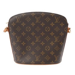 LOUIS VUITTON Louis Vuitton Monogram Drouot Brown M51290 Women's Canvas Shoulder Bag