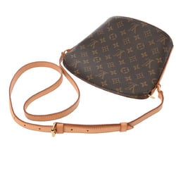 LOUIS VUITTON Louis Vuitton Monogram Drouot Brown M51290 Women's Canvas Shoulder Bag