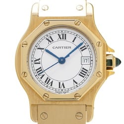 CARTIER Santos Octagon SM Ladies YG Watch Automatic