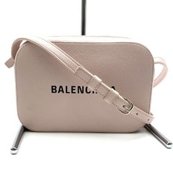 BALENCIAGA 552372 Everyday Camera Bag XS Shoulder Pink Leather Women's