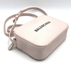 BALENCIAGA 552372 Everyday Camera Bag XS Shoulder Pink Leather Women's