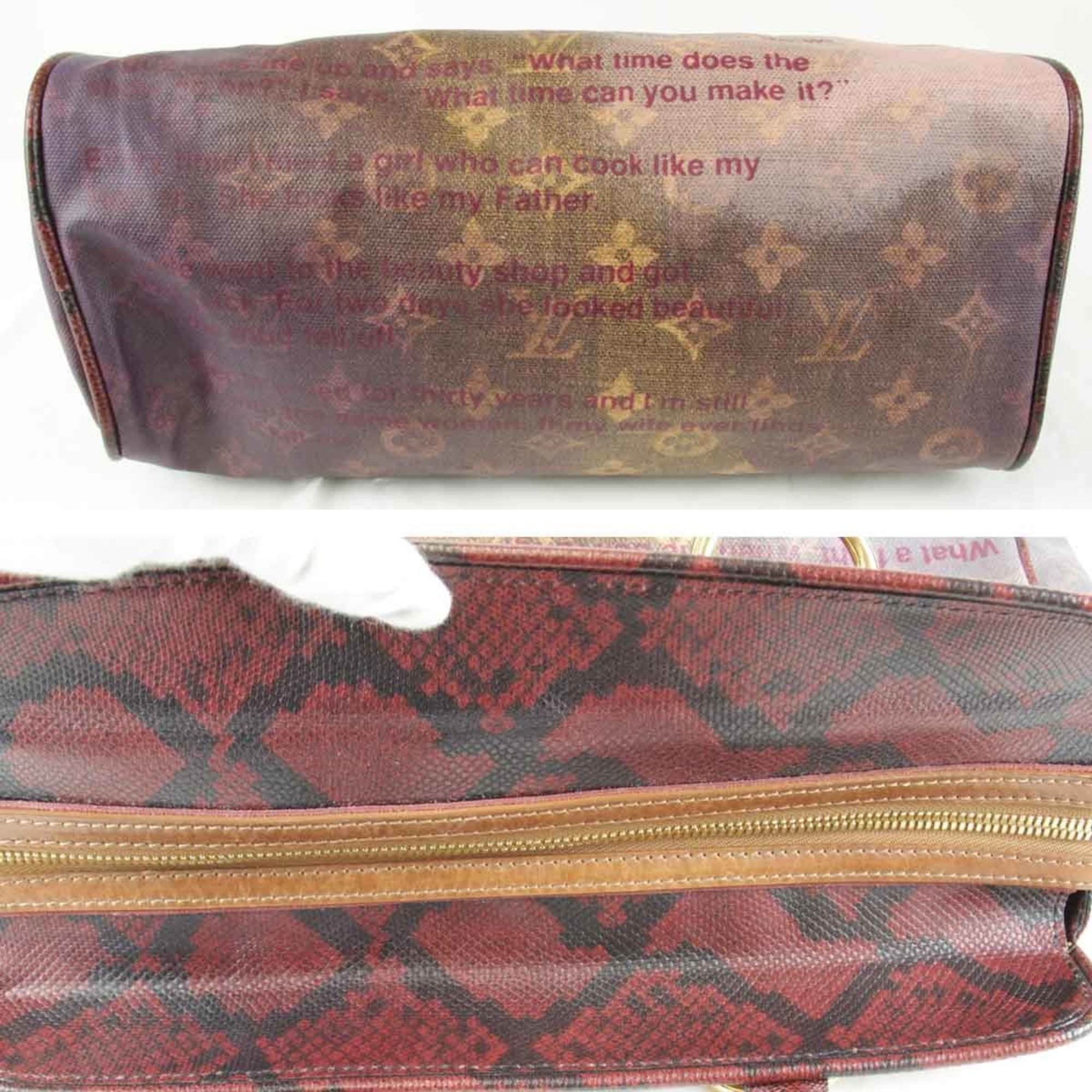 LOUIS VUITTON Louis Vuitton Graduate M95379 Handbag Monogram Jokes Violet Women's