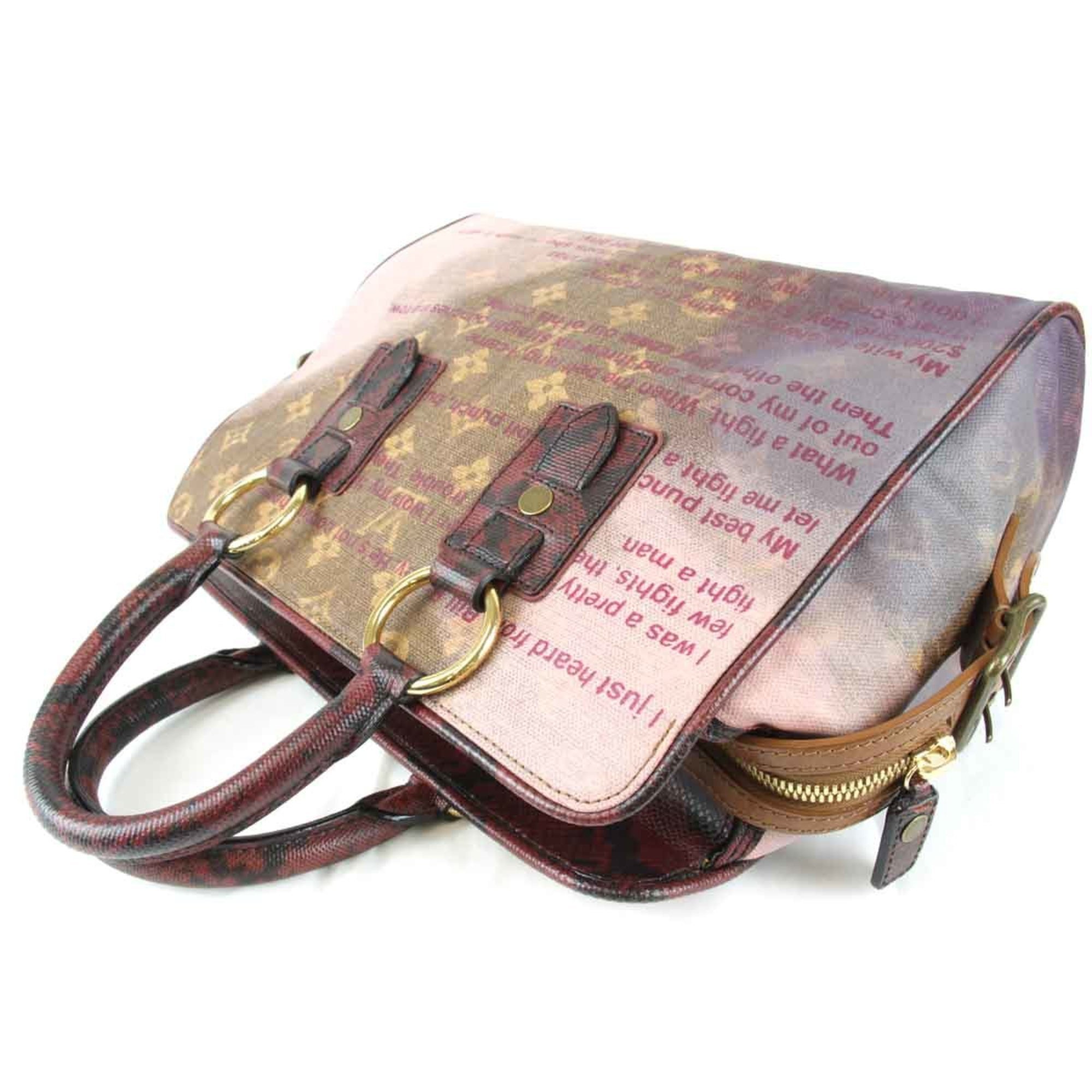 LOUIS VUITTON Louis Vuitton Graduate M95379 Handbag Monogram Jokes Violet Women's