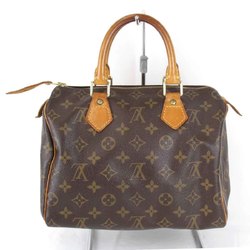 LOUIS VUITTON Louis Vuitton Speedy 25 M41528 Handbag Monogram Canvas Brown Women's