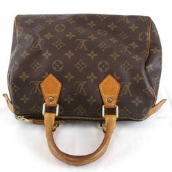 LOUIS VUITTON Louis Vuitton Speedy 25 M41528 Handbag Monogram Canvas Brown Women's