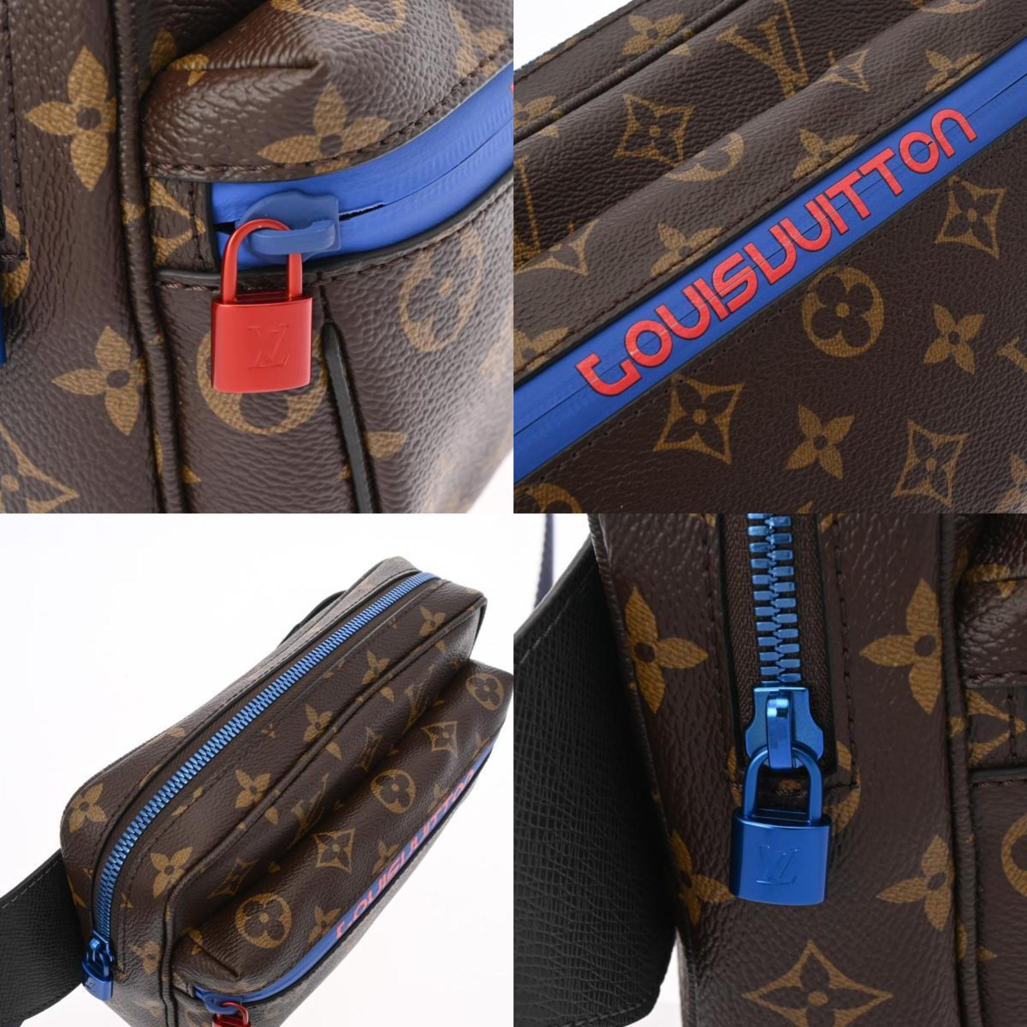 LOUIS VUITTON Louis Vuitton Monogram Pacific Bum Bag Brown M43828 Men's Canvas Body