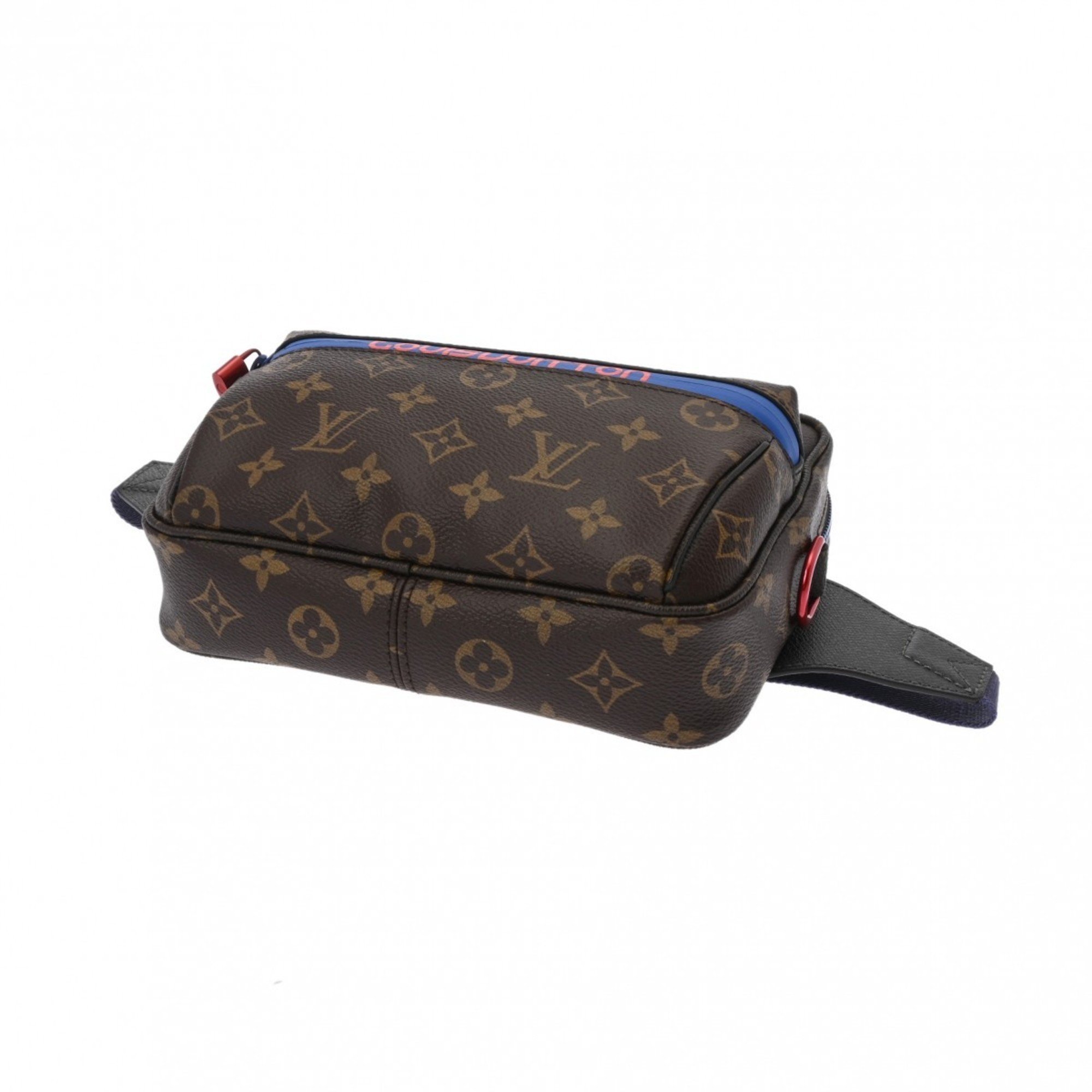 LOUIS VUITTON Louis Vuitton Monogram Pacific Bum Bag Brown M43828 Men's Canvas Body