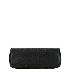 Chanel Matelasse Coco Mark Bag Black Caviar Skin Women's CHANEL