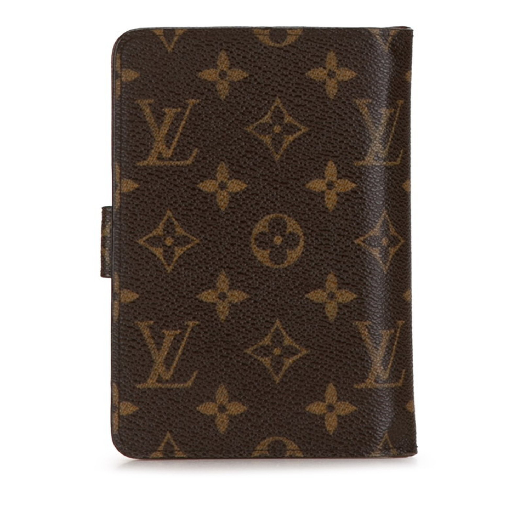 Louis Vuitton Monogram Porte Papier Bi-fold Wallet M61207 Brown PVC Leather Men's LOUIS VUITTON