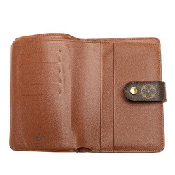 Louis Vuitton Monogram Porte Papier Bi-fold Wallet M61207 Brown PVC Leather Men's LOUIS VUITTON