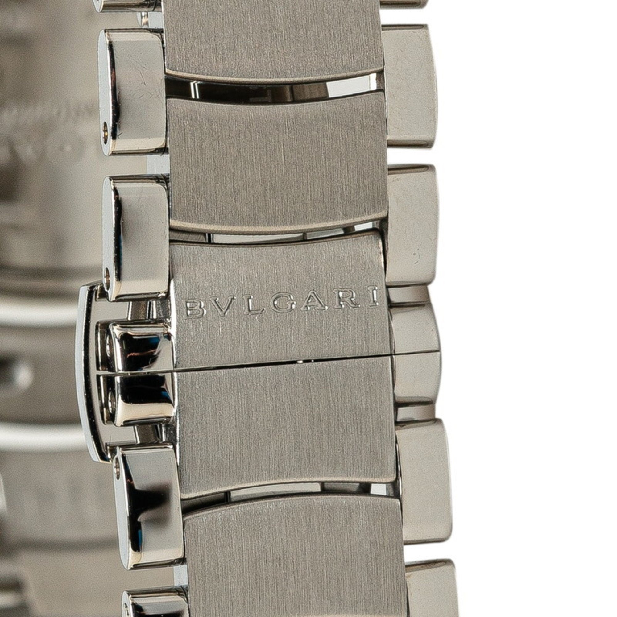 BVLGARI Ashoma Watch AA26S Quartz White Dial Stainless Steel Women's