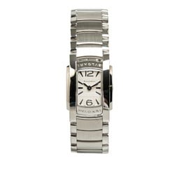 BVLGARI Ashoma Watch AA26S Quartz White Dial Stainless Steel Women's