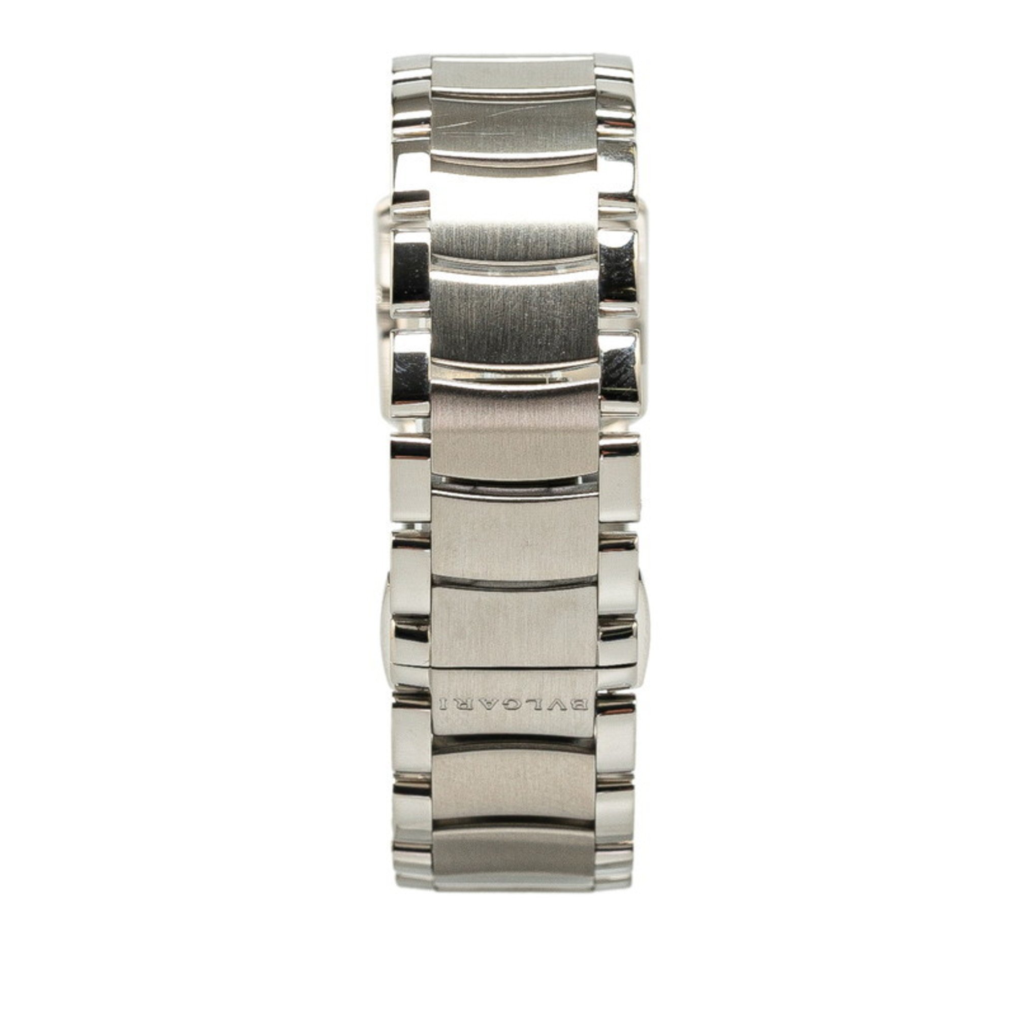 BVLGARI Ashoma Watch AA26S Quartz White Dial Stainless Steel Women's