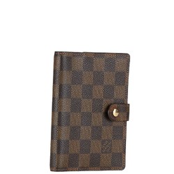 Louis Vuitton Damier Agenda PM Notebook Cover 6 Holes R20700 Brown PVC Leather Women's LOUIS VUITTON