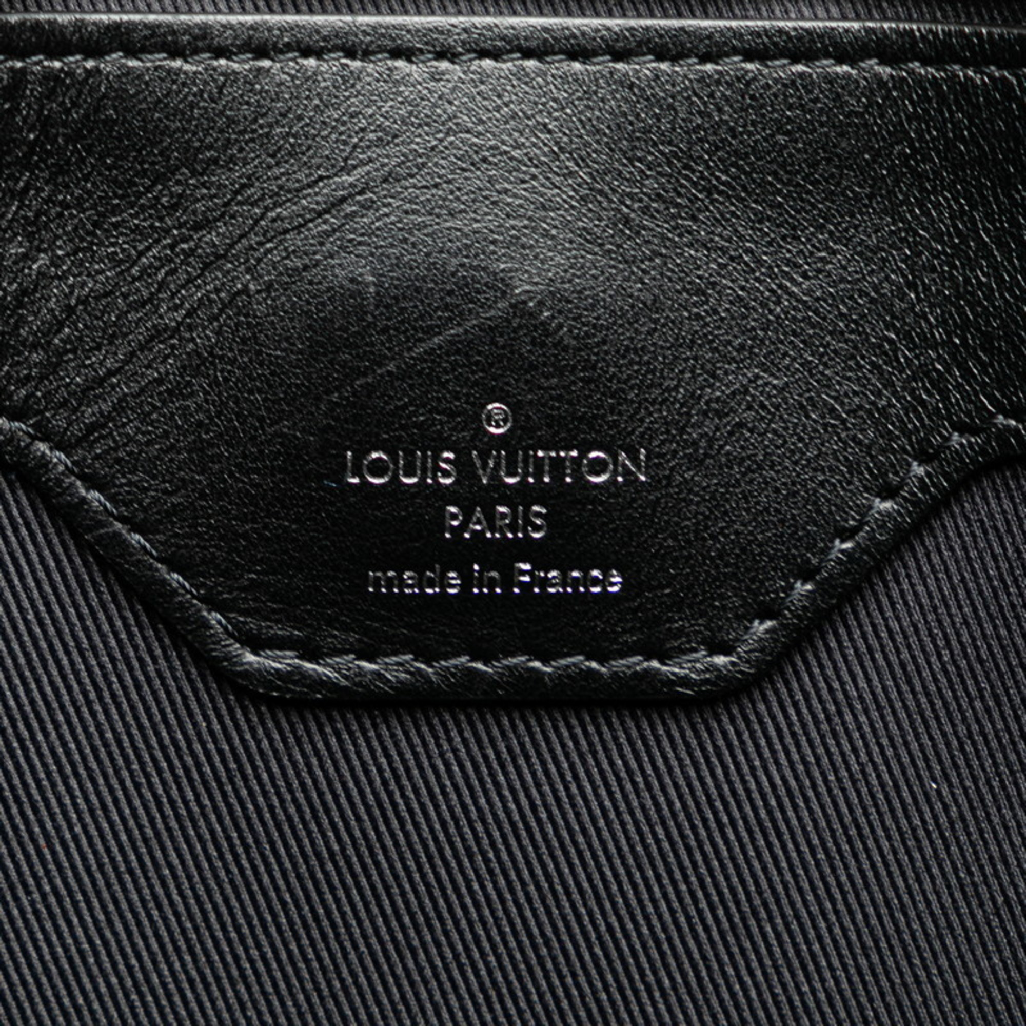 Louis Vuitton Monogram Eclipse Grand Sac Tote Bag M44733 Grey Black PVC Leather Women's LOUIS VUITTON