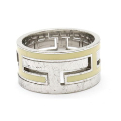 HERMES Move H Ring #51 Size 11.5 SV925 Silver Ivory