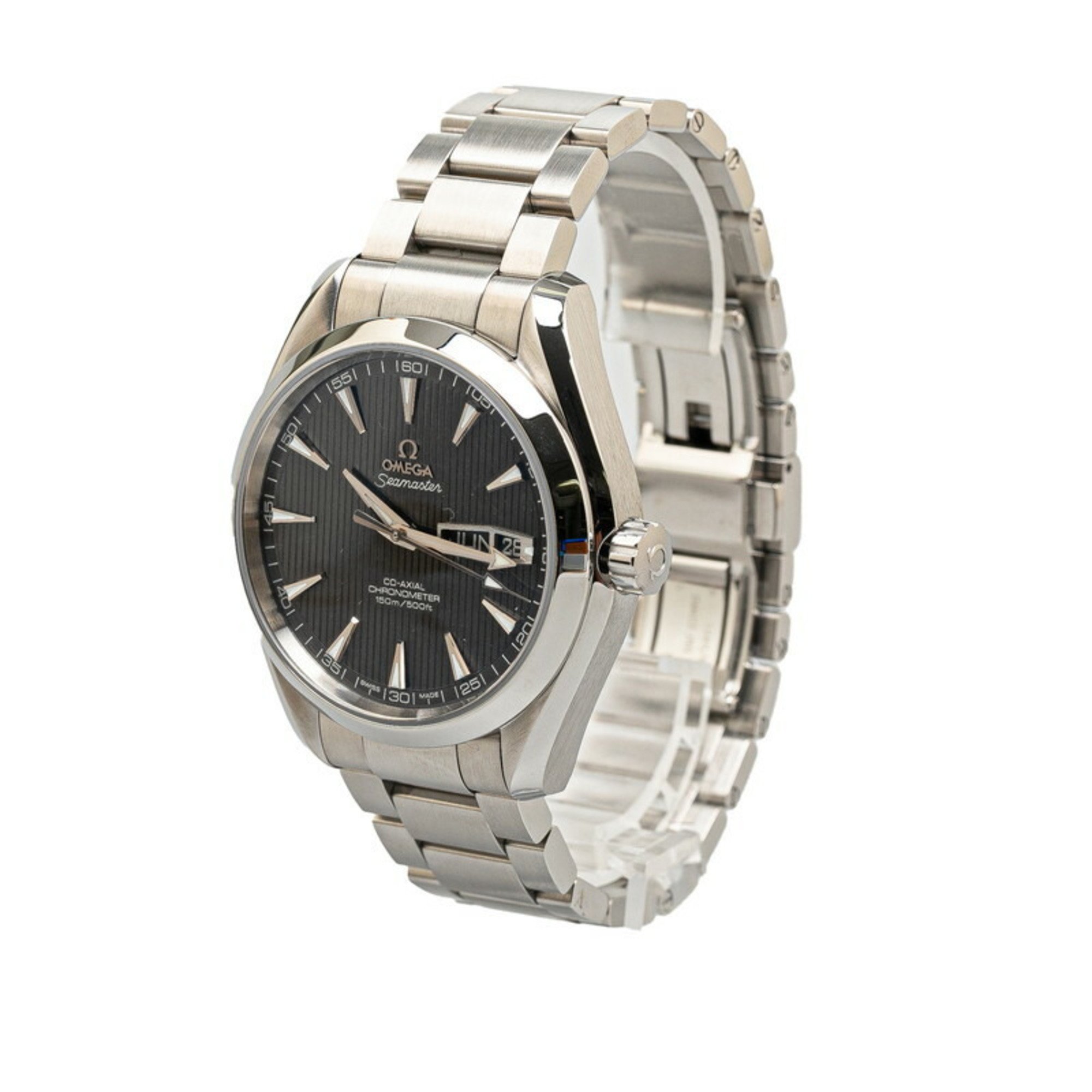 OMEGA Seamaster Aqua Terra Annual Calendar Watch 231.10.43.22.06.001 Automatic Black Dial Stainless Steel Men's