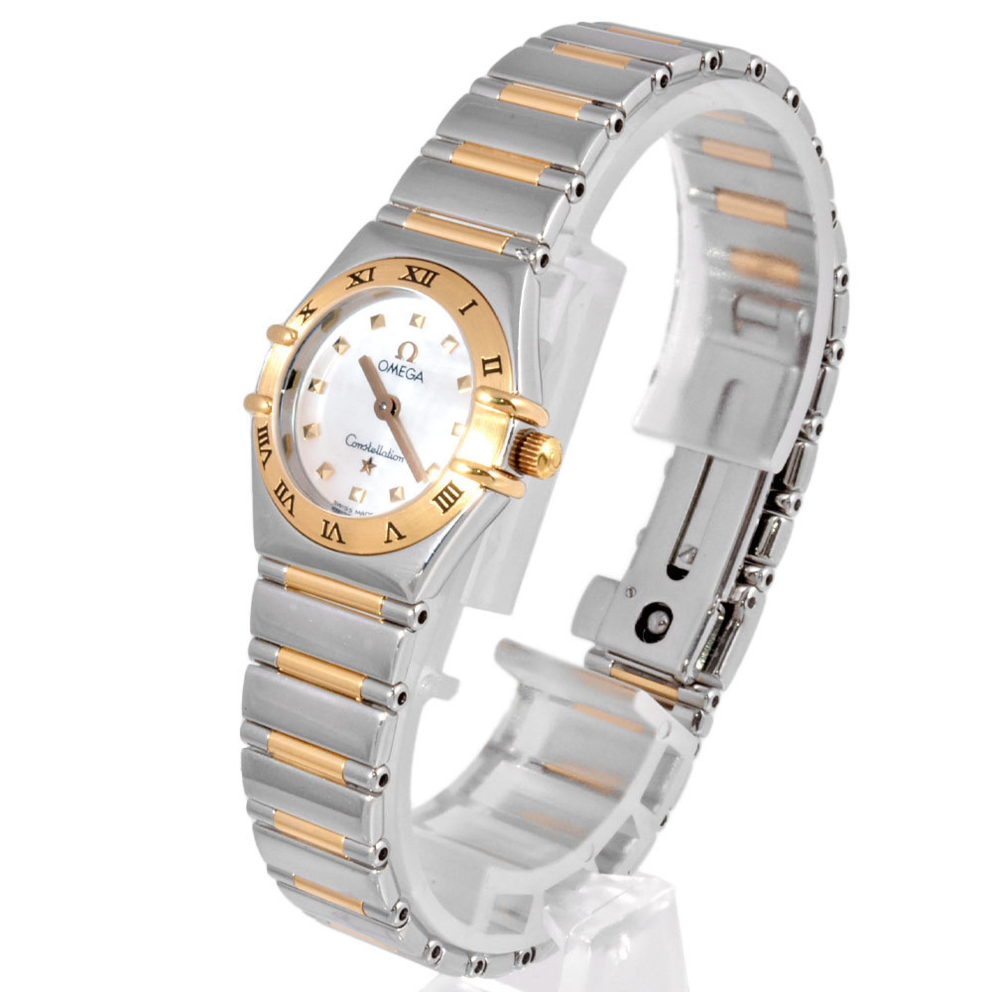 OMEGA 1361.71 Constellation My Choice Watch Quartz White Shell Dial Ladies