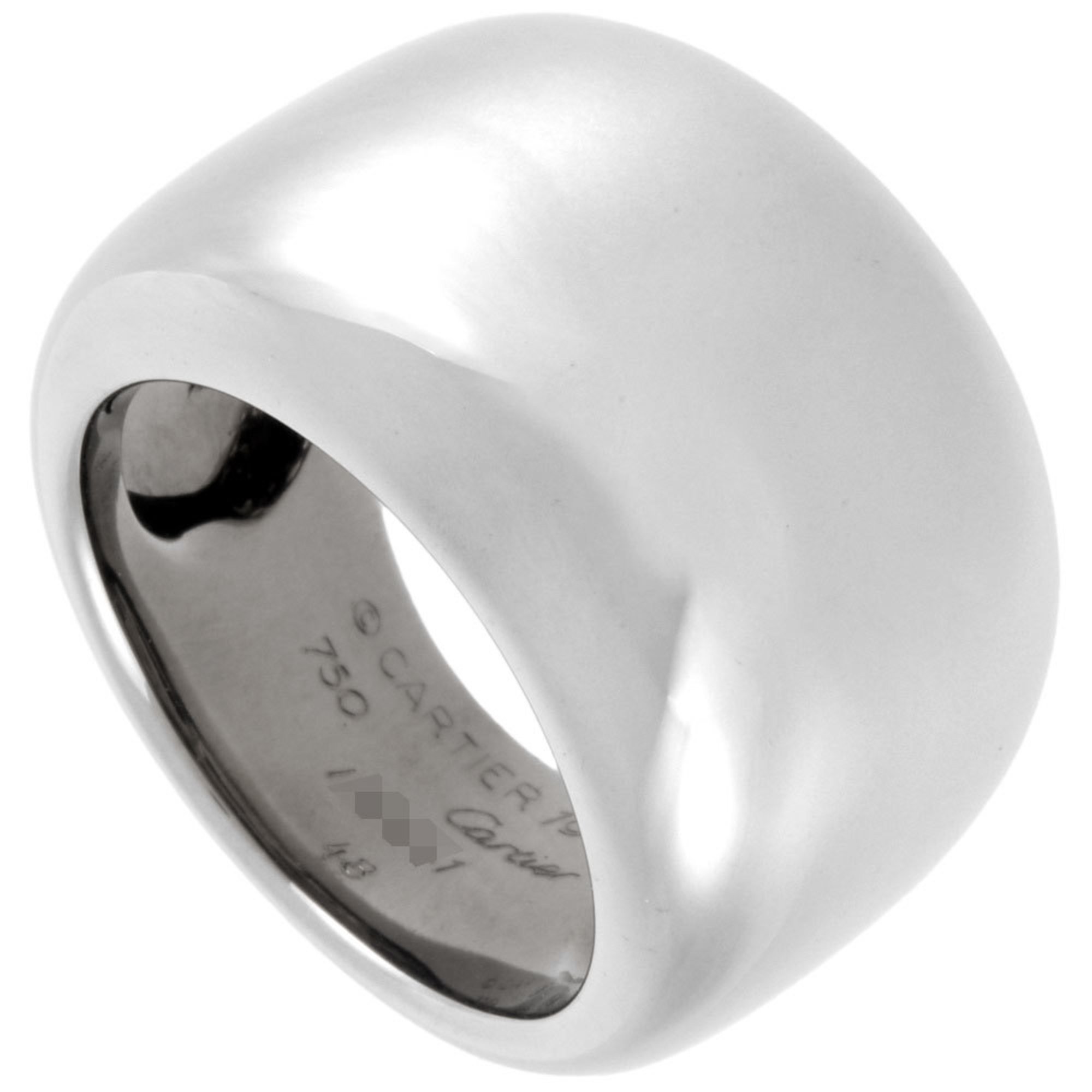 Cartier Nouvelle Vague Ring #48 K18WG Ladies