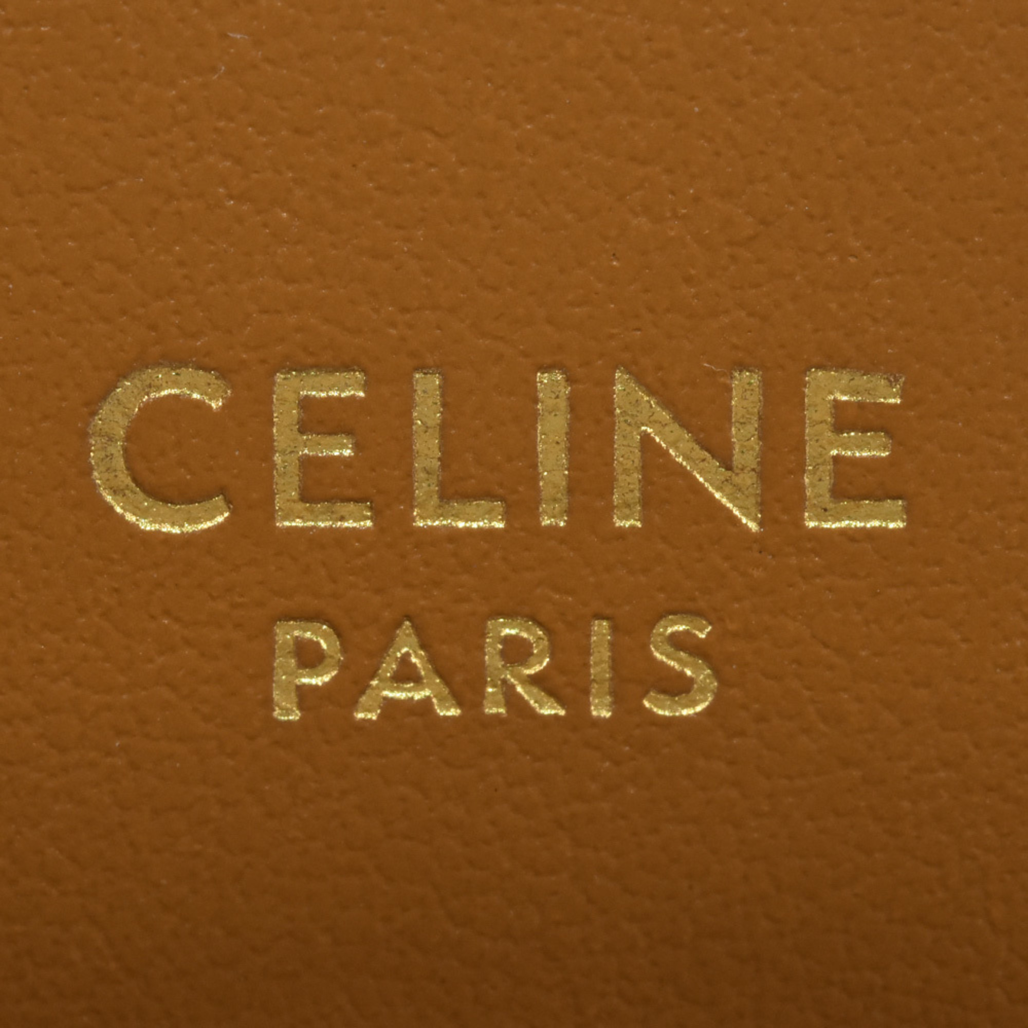 CELINE Triomphe Small Wallet Tri-fold Coated Canvas White