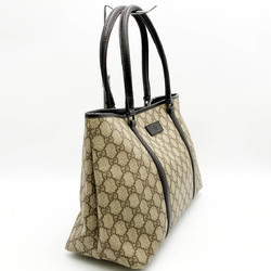 GUCCI GG pattern tote bag shoulder brown beige Supreme ladies