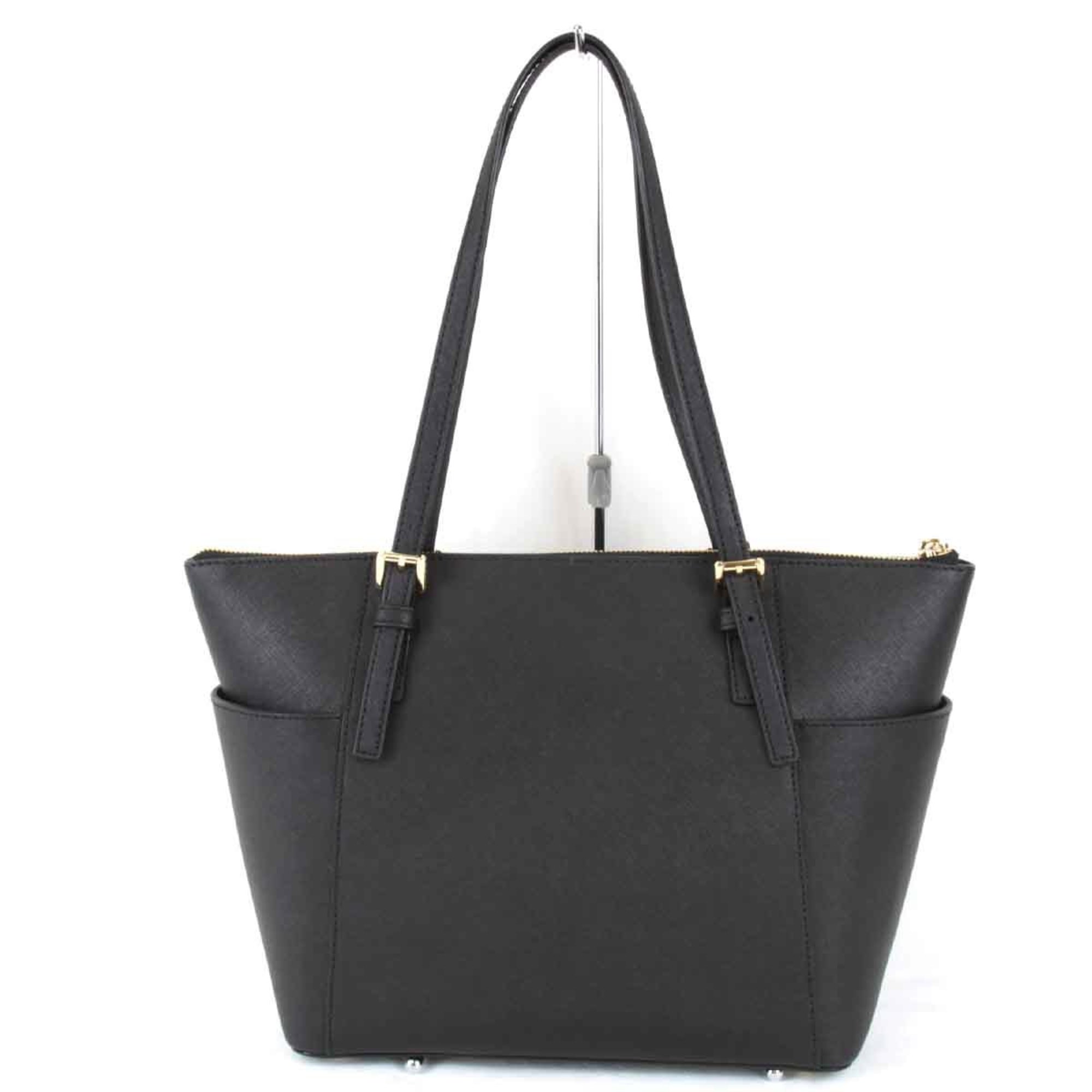 Michael Kors Tote Bag Leather Black Women's